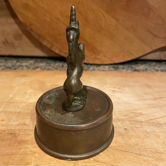 Brass vintage Unicorn figurine  collectors item - Picture 2 of 7